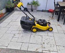 petrol lawnmower