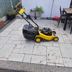 petrol lawnmower