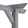 Garden Pergola Grey 400x40x205 cm Impregnated Pinewood Image 6