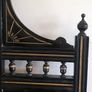 1886 Victorian Aesthetic Movement Ebonised & Gilt Overmantel Mirror Image 7