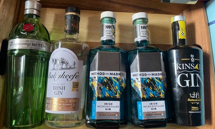 Irish Gin empty Bottles