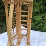 Vintage Bamboo and Rattan Magazine Rack Image 9