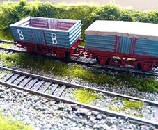 Model  Railway  Irish Bullied Wagons