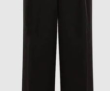 RRP 220 NEW WITH TAGS Reiss Abigail Wide Leg Trousers Sz16r Black RRP 220