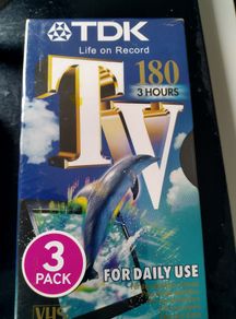 Blank video tapes