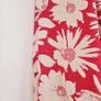 Wallis Floral Print Crepe Pink Red White Midi Tea Dress Image 9