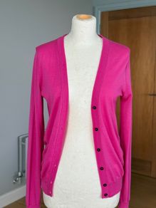 D&G DOLCE GABBANA  rose pink cardigan