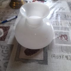 Beautiful Old Milk Shade for Oil Lamp Gallery or Gallery for House Light etc