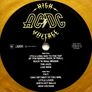 AC/DC High voltage Vinyl, LP, Album, Limited Edition, Reissue, Remastered, Special Edition, Stereo, Gold, 180g, 50th Anniversary Image 5