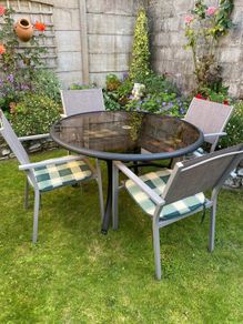 Garden table and chairs