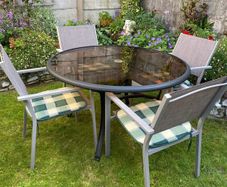 Garden table and chairs