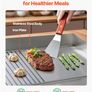 Commercial Electric Griddle, 535 x 300 mm, 3200W, 50-300C Adjustable Temp Control, Stainless Steel Body Image 5