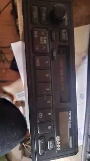 Toyota Vintage Single DIN RDS Radio Cassette Player 58406