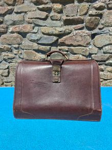 Vintage leather doctor's bag