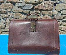 Vintage leather doctor's bag