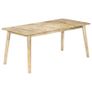 Dining Table 180x90x76 cm Solid Mango Wood Image 8