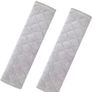 2 Pack Seat Belt Pads, Seat belt Strap Cover, Car Seat belt Comfort Pads, Soft Faux Big Rabbit Fur, Comfort Harness Pads Protect Shoulder Neck Padding for Kids, Adults Image 6