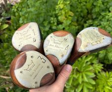 Vintage Ben Sayers Wooden Golf Clubs Set - Driver, 3, 4 & 5 Wood - Made in Scotland