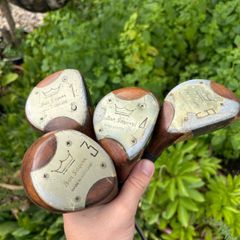 Vintage Ben Sayers Wooden Golf Clubs Set - Driver, 3, 4 & 5 Wood - Made in Scotland
