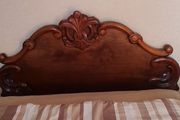 Beautiful Carved Wooden Headboard