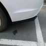 Gloss black universal rear bumper lip Image 3