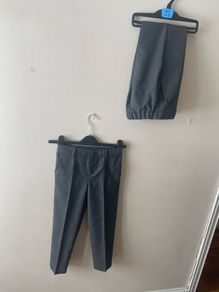 Dunnes grey trousers (as new) age 6-7