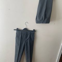Dunnes grey trousers (as new) age 6-7