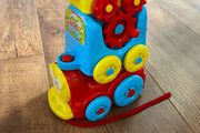 Disney themed pull along toddler train toy