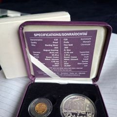 irish gold and silver proof coin set
