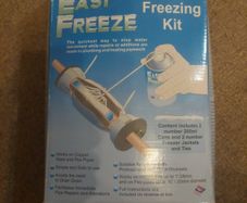 Pipe freezing kit. Easi Freeze