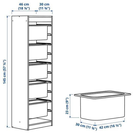 toy TROFAST storage unit