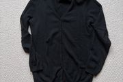 100% cashmere casual fit black cardigan size 10/12