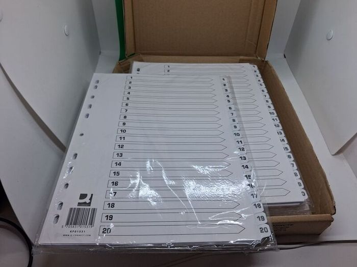 Postage - Lot of 15 Packs of 1-20 Index Cards A4 Size