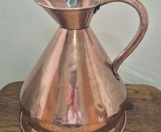 Stunning Antique Victorian 2-Gallon Copper Haystack Measure