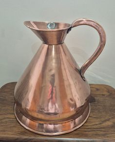 Stunning Antique Victorian 2-Gallon Copper Haystack Measure