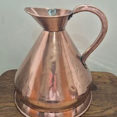 Stunning Antique Victorian 2-Gallon Copper Haystack Measure