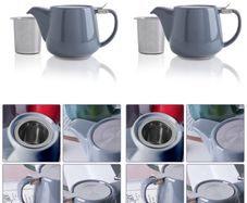 Brand New Porcelain Teapot with 18/8 Stainless Steel Fine Mesh Infuser.