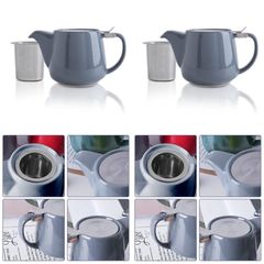 Brand New Porcelain Teapot with 18/8 Stainless Steel Fine Mesh Infuser.