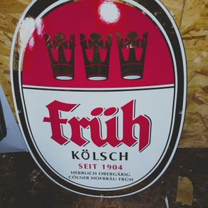 fruh Germany beer sign