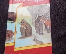 Scarce Book: Animals in Danger pocket pullout book