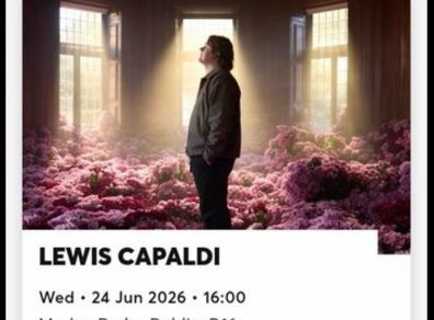 Lewis Capaldi - Wed 24.06.26 - Marlay Park - 2 tickets