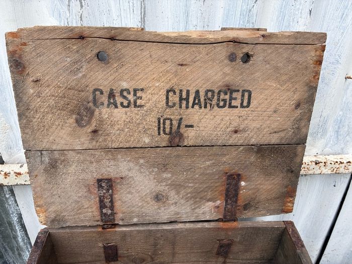 Old Cork Dry Gin crate and 9 bottles