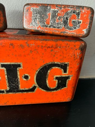 3 x Vintage KLG Spark Plug Tins
