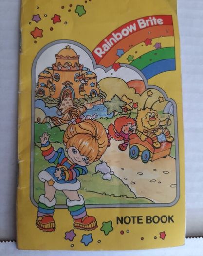 Rainbow Bright collectable doll with Cape 1983 notebook and original box