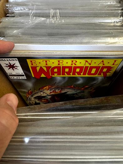 Valiant Long Comic Box w 270 comics for Sale