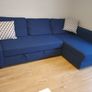 Blue Corner Sofa Bed (right/left) Image 2