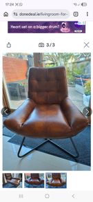 Faux Leather Chair