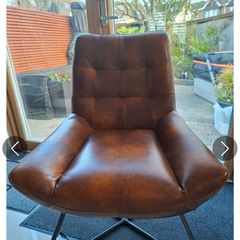 Faux Leather Chair