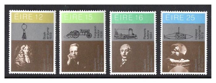 1981 Ireland Science & Technology Commemorative Stamps Mint Never Hinged (MNH)
