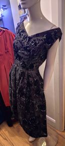 1950 Vintage German Couture Dress